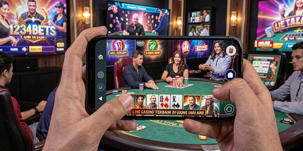 Gambaran menarik dari gameplay Live Casino 1234BETS yang mengasyikkan.