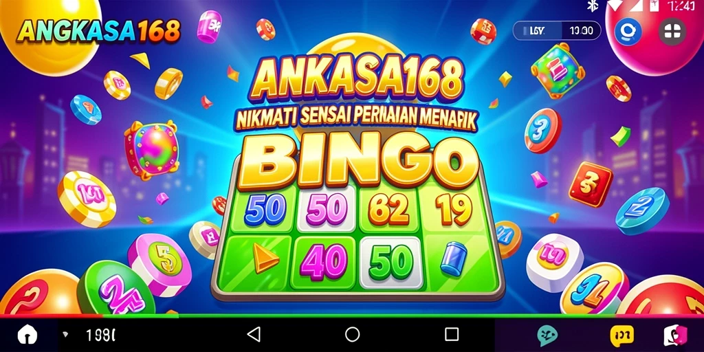 Screenshot gameplay Bingo ANGKASA168 yang seru dan interaktif.