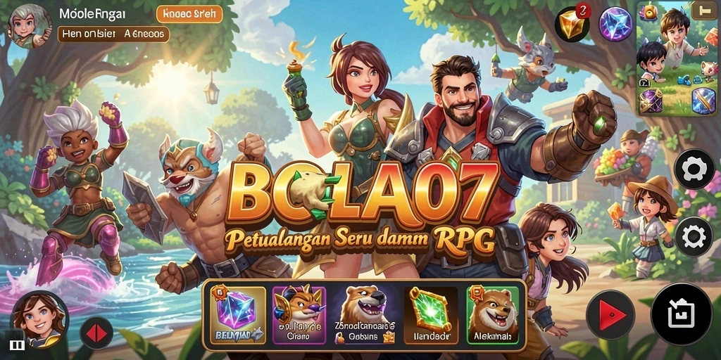Screenshot BOLA07 menampilkan aksi seru di dunia RPG.