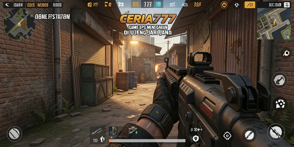Tampilan seru dari pertempuran FPS di CERIA777.