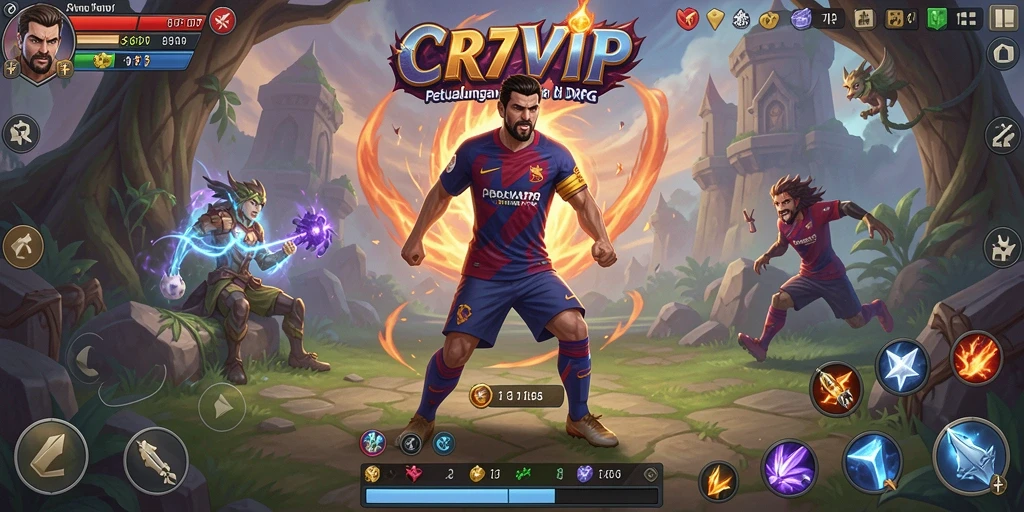Tampilan gameplay <strong>CR7VIP</strong> yang menawan dan penuh aksi.