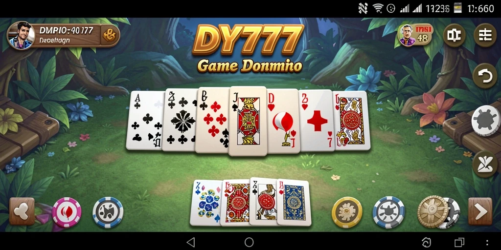 Screenshot gameplay Domino DY777 yang menampilkan keseruan bermain.