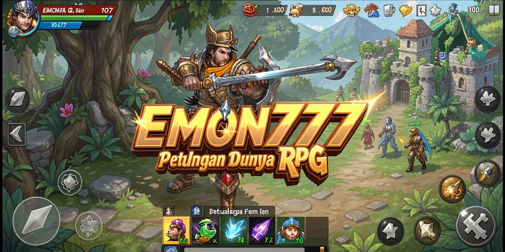 Gameplay seru di EMON777 dengan pertarungan menarik.