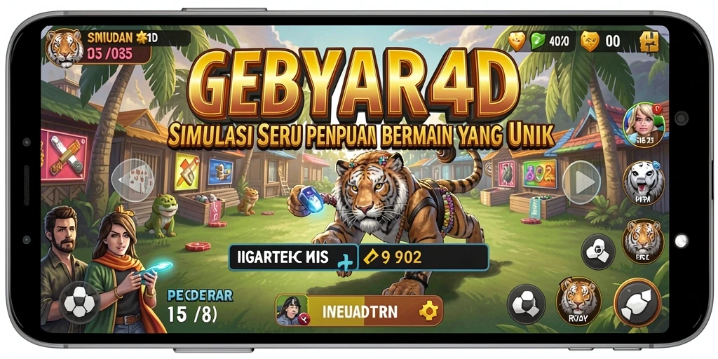 Tampilan gameplay GEBYAR4D yang seru dan interaktif.