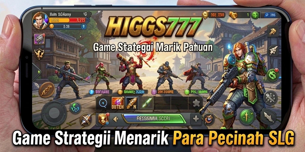 Tampilan gameplay HIGGS777 yang menegangkan dan strategis.