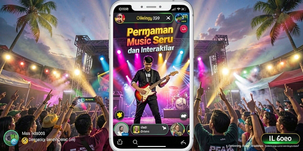 Tampilan gameplay ID098 yang penuh warna dan interaktif.