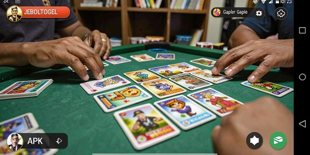 Screenshot gameplay JEBOLTOGEL yang menarik saat bermain Gaple.