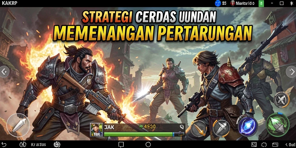 Gambaran gameplay dalam KAKRP dengan strategi yang menantang.