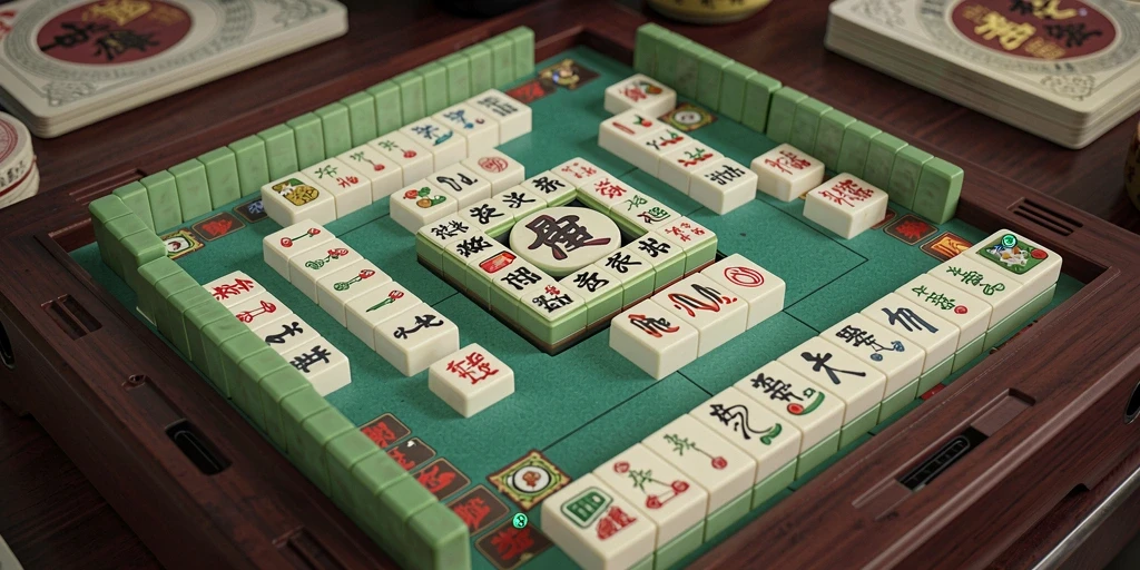 Screenshot KO857 menampilkan momen seru dalam permainan Mahjong.