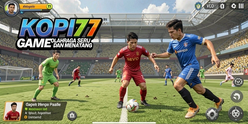 Tangkapan layar KOPI77 menampilkan momen thrilling dalam pertandingan olahraga.