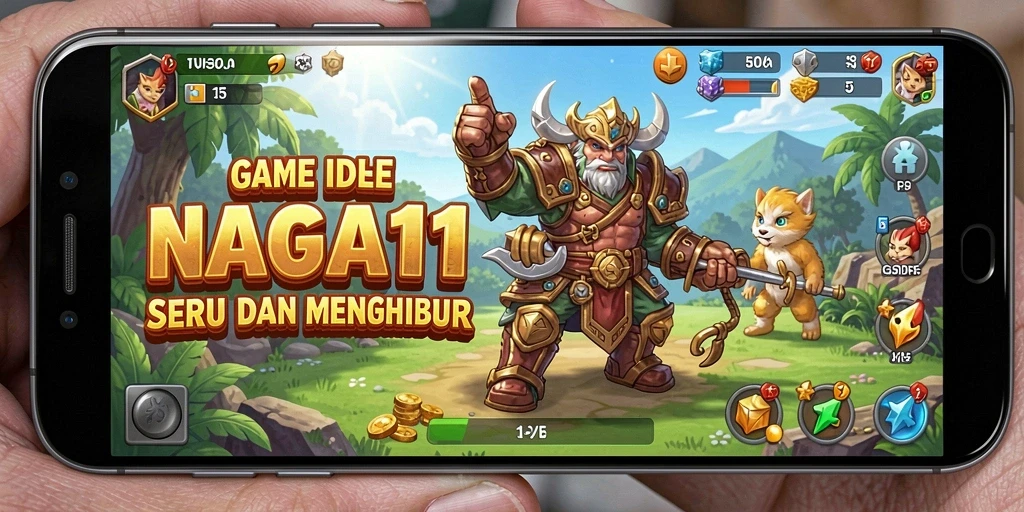 Tampilan gameplay NAGA11 yang menarik dan menghibur.