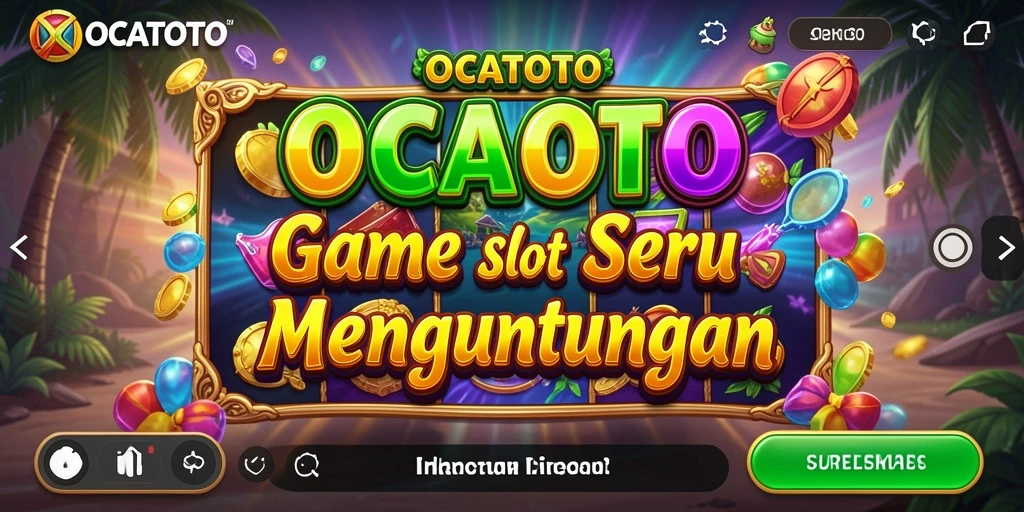 Tampilan permainan Slot OCATOTO dengan grafis menakjubkan.