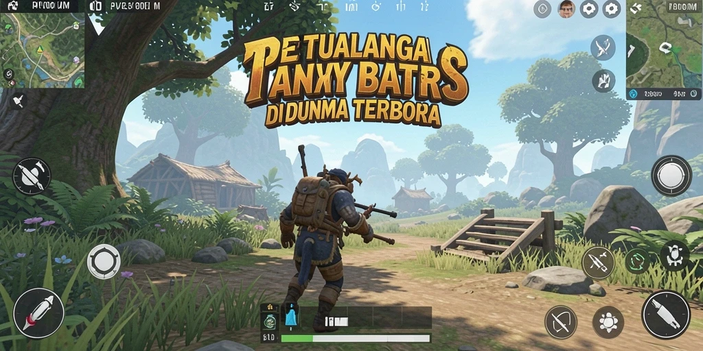 Gameplay P200M yang seru dalam dunia terbuka yang luas.
