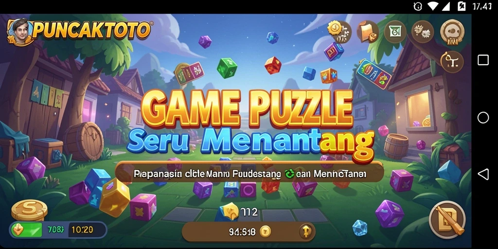 Tampilan gameplay menantang dari PUNCAKTOTO yang mengasah otak.