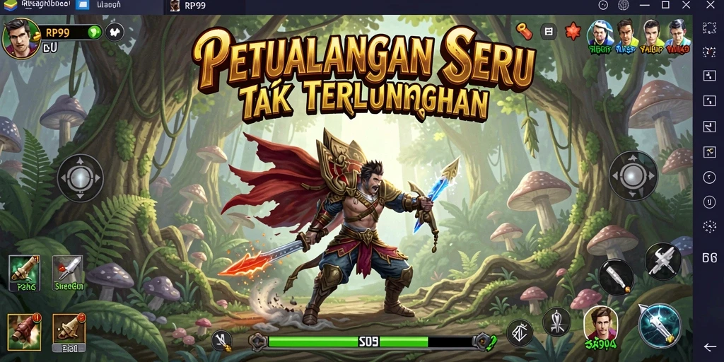 Screenshot menampilkan momen seru dalam gameplay RP99 dengan grafik yang memukau.