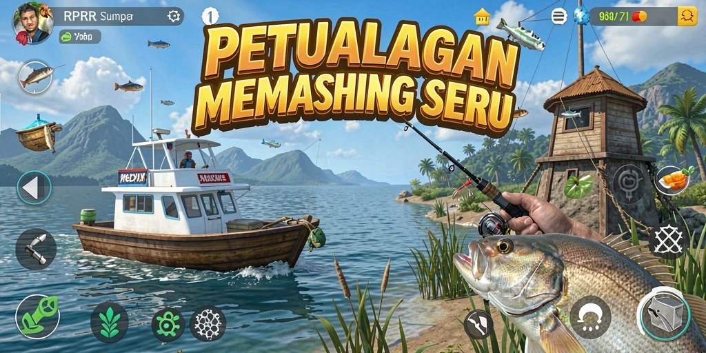 Gambar tangkapan ikan menakjubkan dalam RPRR.