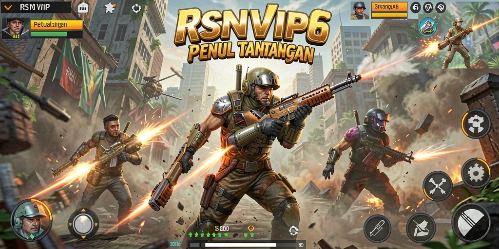 Screenshot gameplay RSNVIP6 yang menampilkan aksi mendebarkan.