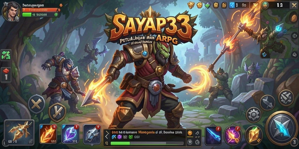 Tampilan gameplay SAYAP33 yang seru dan menantang di dunia ARPG.
