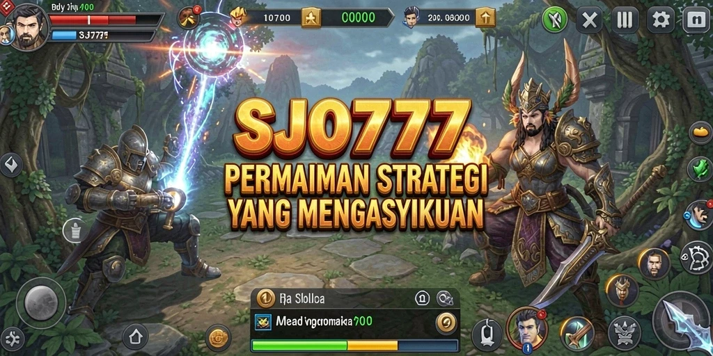 Screenshot gameplay SJO777 yang menampilkan strategi pertempuran yang seru.
