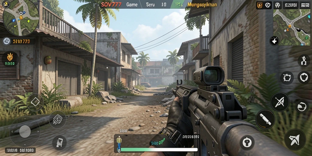 Screenshot gameplay SOV777 yang menampilkan aksi tempur seru.