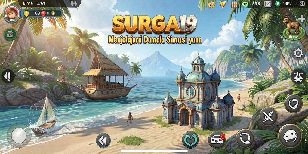 Tampilan gameplay SURGA19 yang memukau dan interaktif.