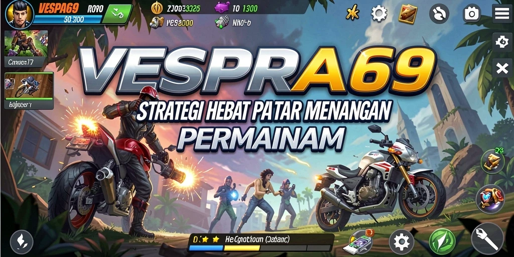 Tangkapan layar gameplay VESPA69 menampilkan strategi mendalam dan aksi seru.